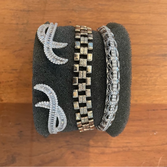 Jewelry - Estate Jewelry Bracelet Bundle - All Marked 925 Sterling Silver